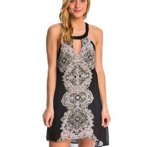 O'Neill Deanna Black White Dress Small NWT